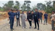 Kuasa hukum PT LPPBJ, Hasidah S. Lipung di Lokasi Tambang Kabupaten Lahat. (Ist)