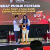 Paslon Bebas-Siti Tampil Memukai di Debat Perdana Pilkada Polman 2024