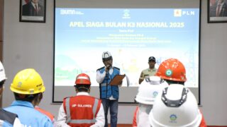 PLN UIP Sulawesi Gelar Apel Bulan K3 Nasional 2025