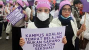 Demo Tolak Kekerasan Seksual Dery Ridwansah 4