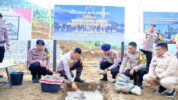 Kapolda Sulawesi Selatan Irjen Pol Yudhiawan Saat Peletakan Batu Pertama Pembangunan Masjid Nurul Muhammad di Mako Brimob Tiromanda