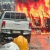 Mobil Perusahaan Terbakar Imbas Demo Ricuh di PT IMIP Morowali