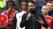 Pelatih Manchester United Ruben Amorim Saat Berbicara Kepala Para Pendukung Setelah Laga Premier League